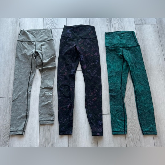 Lulu Lemon Leggings 3 Pack Bundle.  Great condition! - Picture 2 of 11